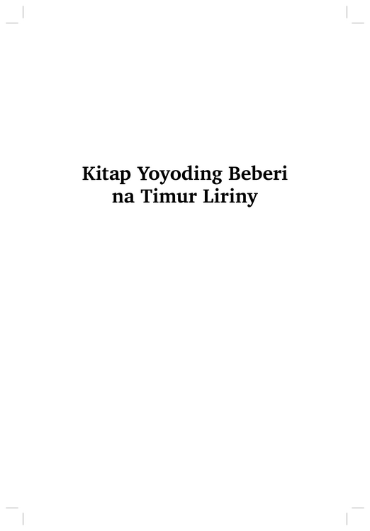 Yamdena NT